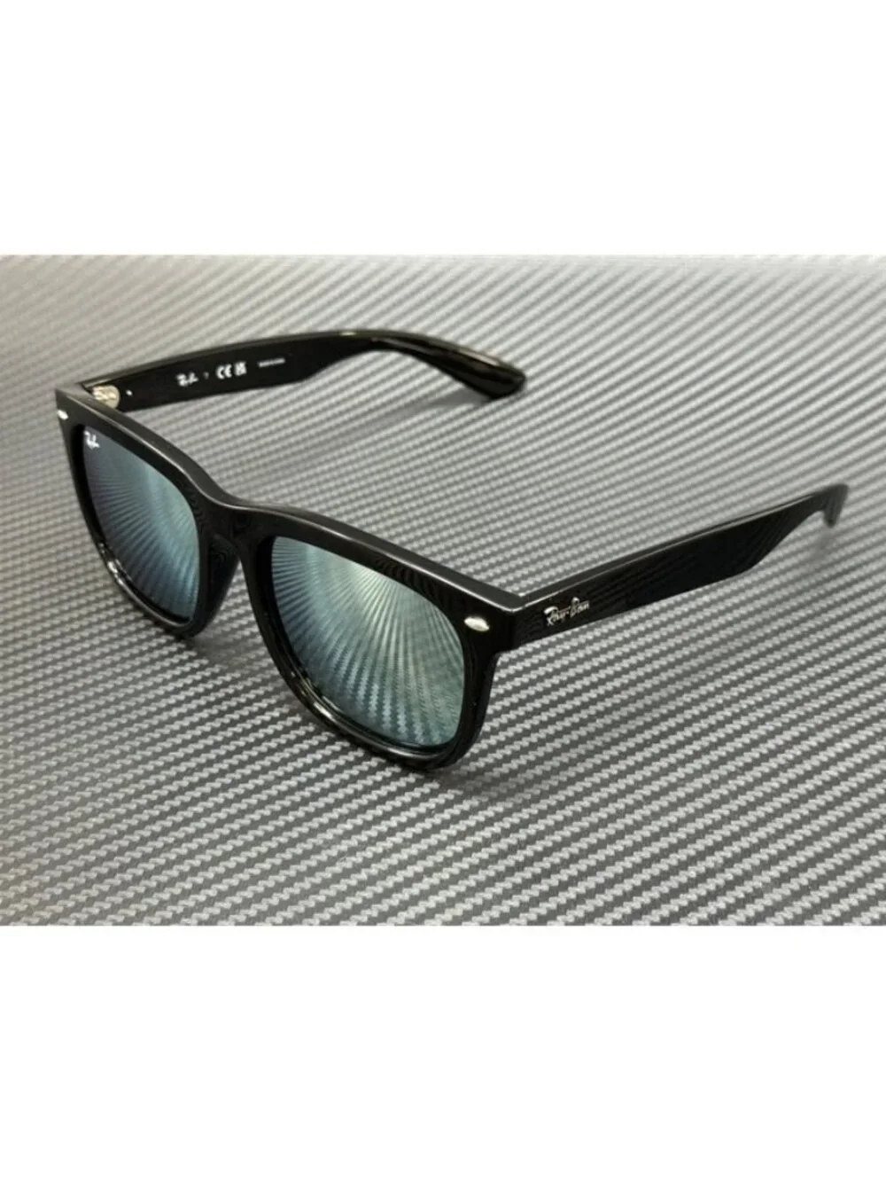 New Ray-Ban Men Black Sunglasses 57-19-145